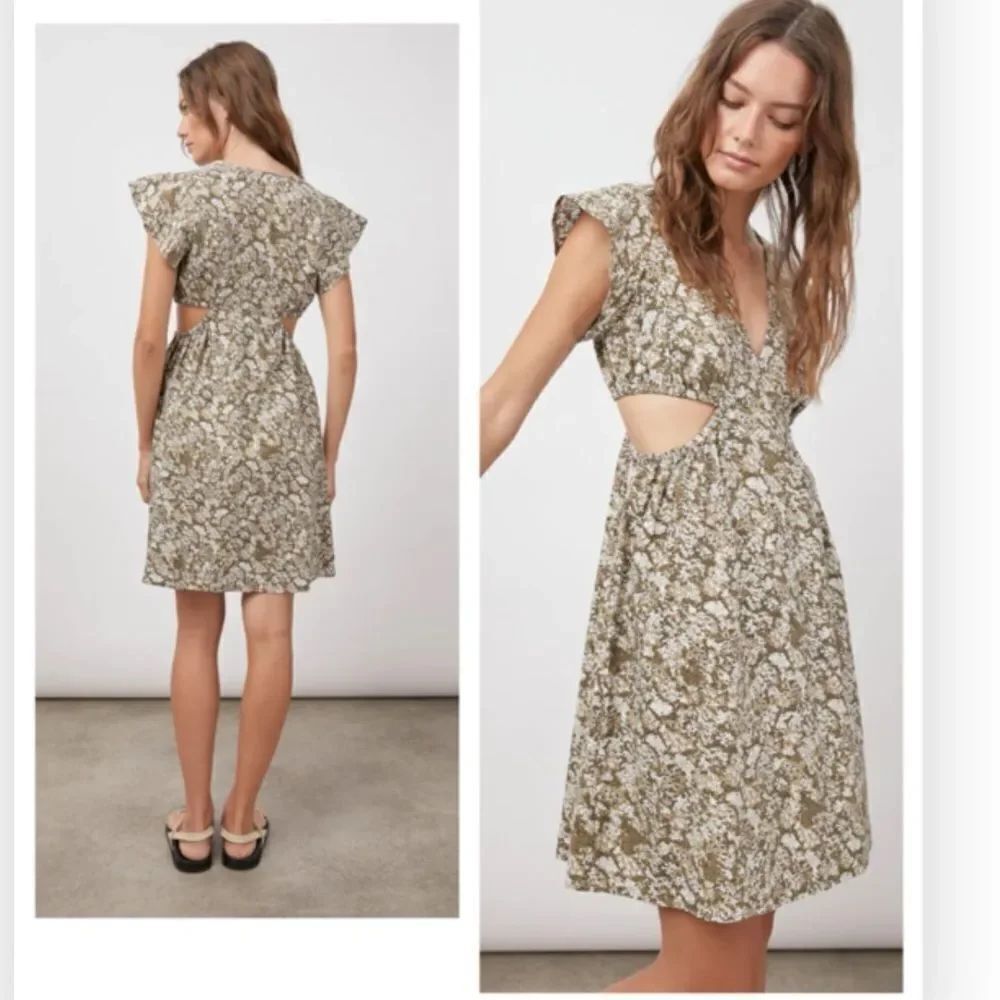 Rails NWT Nyla Dress In Olive Vine Size XL $218